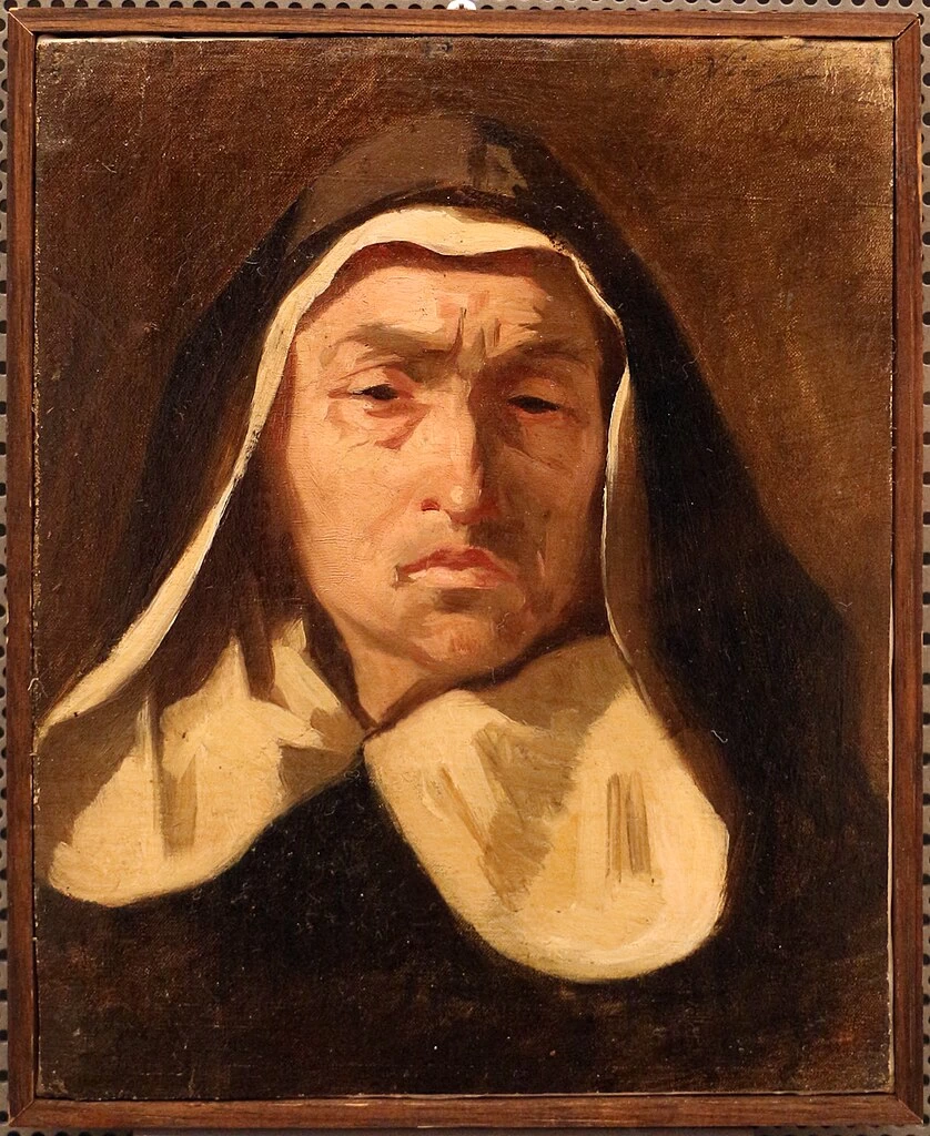 Frate. Studio per un affresco di Galileo Galilei - Palazzo Celesia, Genova, Galleria d'Arte Moderna, Genova
